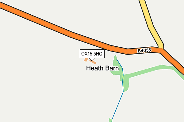 OX15 5HQ map - OS OpenMap – Local (Ordnance Survey)