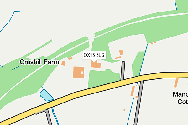 OX15 5LS map - OS OpenMap – Local (Ordnance Survey)