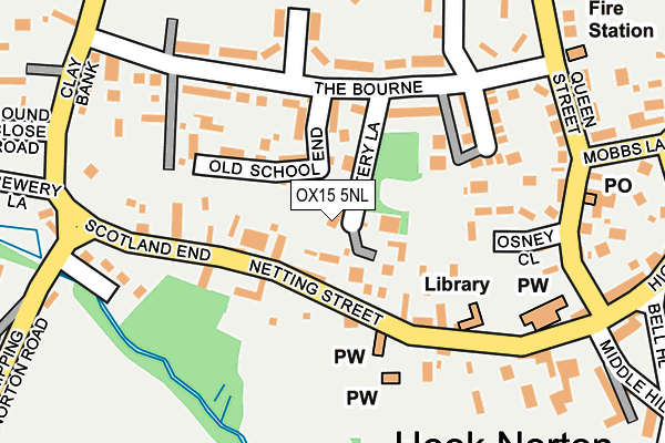 OX15 5NL map - OS OpenMap – Local (Ordnance Survey)