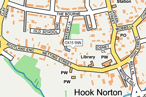 OX15 5NN map - OS OpenMap – Local (Ordnance Survey)