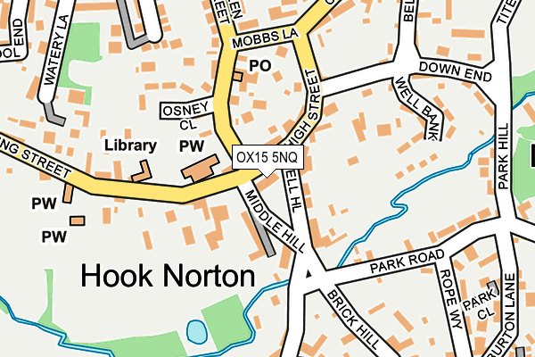 OX15 5NQ map - OS OpenMap – Local (Ordnance Survey)