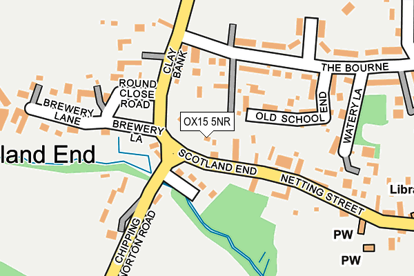 OX15 5NR map - OS OpenMap – Local (Ordnance Survey)