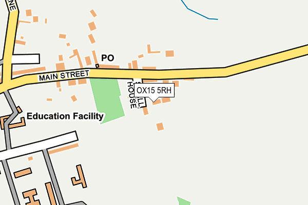 OX15 5RH map - OS OpenMap – Local (Ordnance Survey)