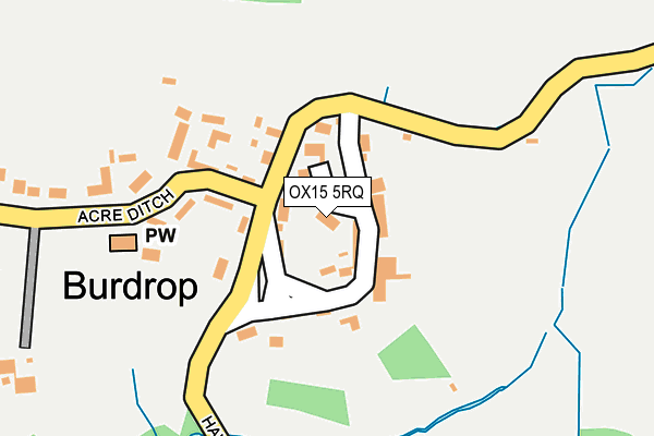 OX15 5RQ map - OS OpenMap – Local (Ordnance Survey)