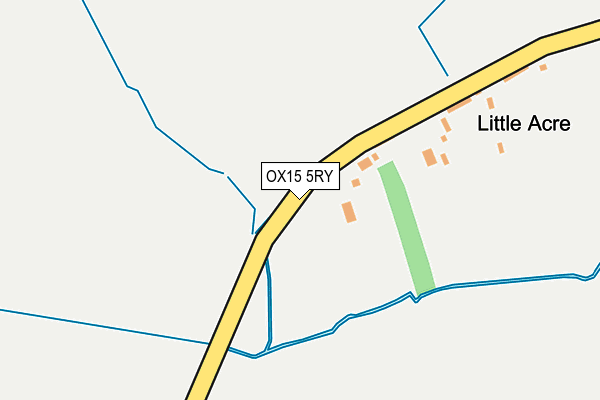 OX15 5RY map - OS OpenMap – Local (Ordnance Survey)