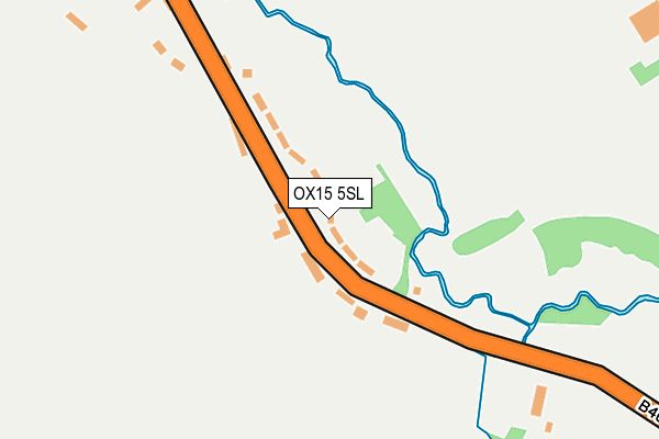 OX15 5SL map - OS OpenMap – Local (Ordnance Survey)