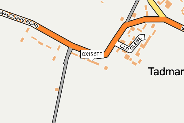 OX15 5TF map - OS OpenMap – Local (Ordnance Survey)