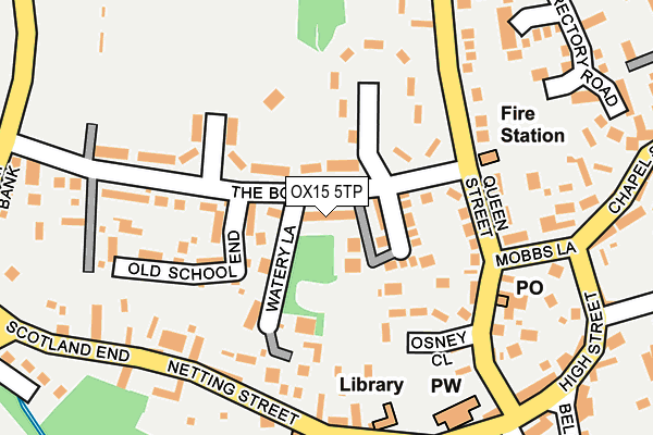 OX15 5TP map - OS OpenMap – Local (Ordnance Survey)