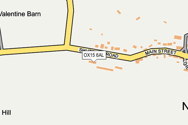 OX15 6AL map - OS OpenMap – Local (Ordnance Survey)