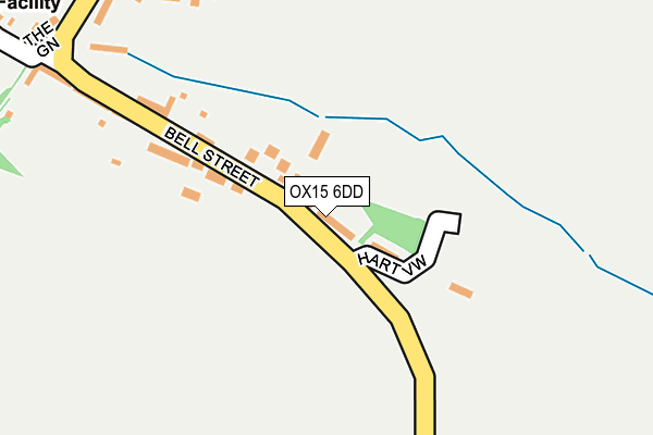OX15 6DD map - OS OpenMap – Local (Ordnance Survey)