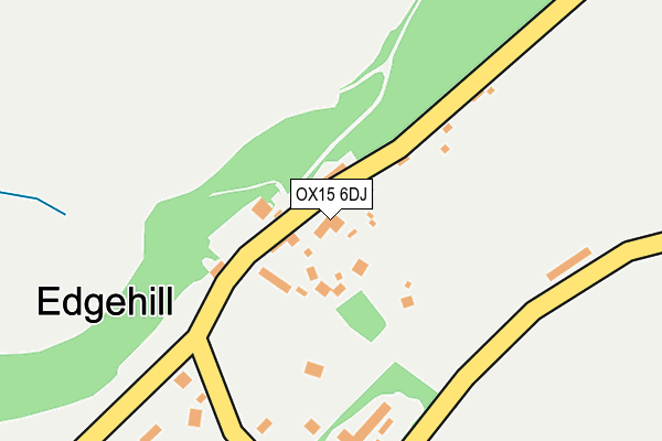 OX15 6DJ map - OS OpenMap – Local (Ordnance Survey)