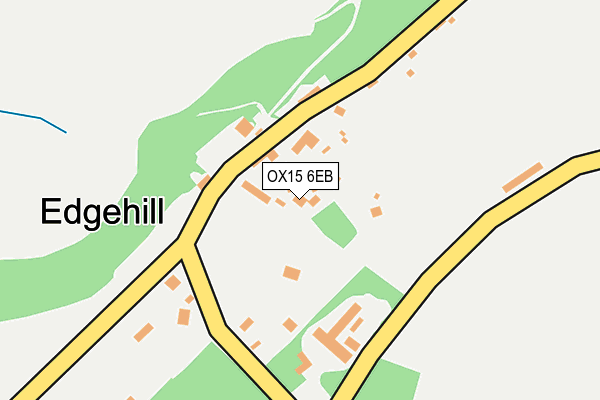 OX15 6EB map - OS OpenMap – Local (Ordnance Survey)