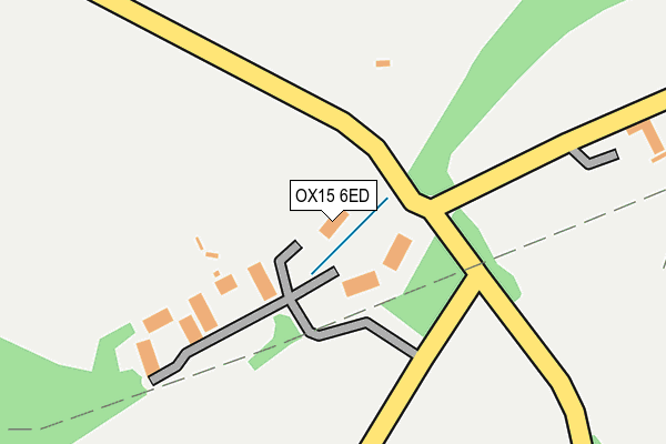 OX15 6ED map - OS OpenMap – Local (Ordnance Survey)