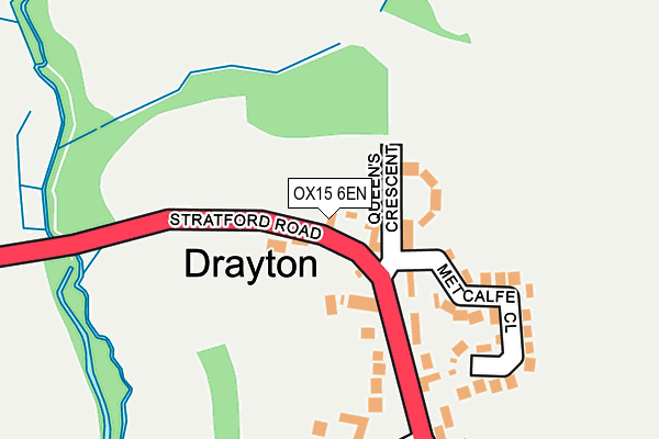 OX15 6EN map - OS OpenMap – Local (Ordnance Survey)