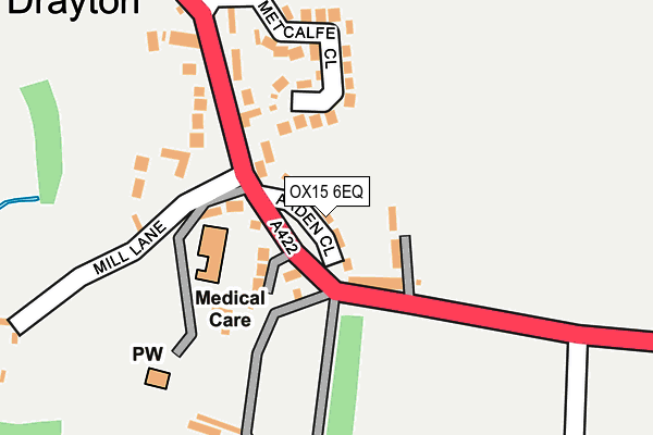 OX15 6EQ map - OS OpenMap – Local (Ordnance Survey)