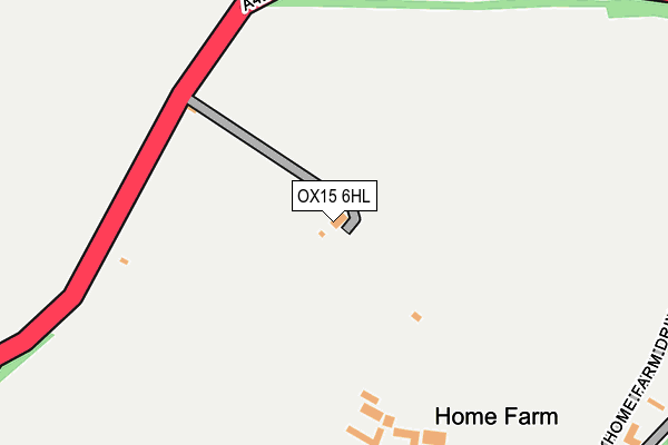 OX15 6HL map - OS OpenMap – Local (Ordnance Survey)