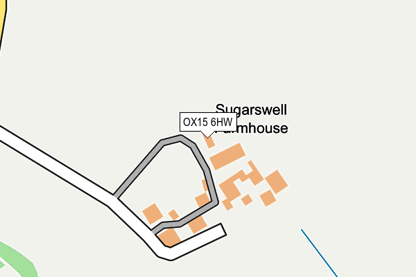 OX15 6HW map - OS OpenMap – Local (Ordnance Survey)