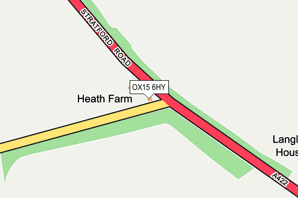 OX15 6HY map - OS OpenMap – Local (Ordnance Survey)