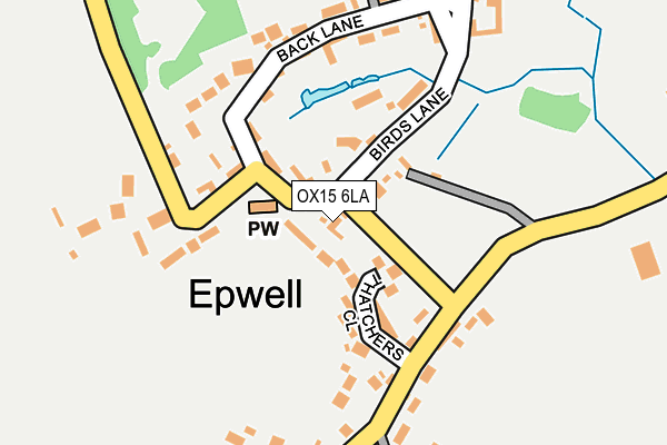 OX15 6LA map - OS OpenMap – Local (Ordnance Survey)