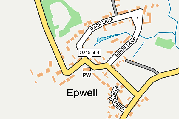 OX15 6LB map - OS OpenMap – Local (Ordnance Survey)