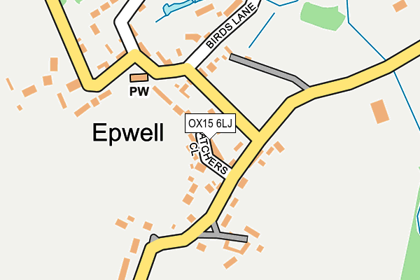 OX15 6LJ map - OS OpenMap – Local (Ordnance Survey)