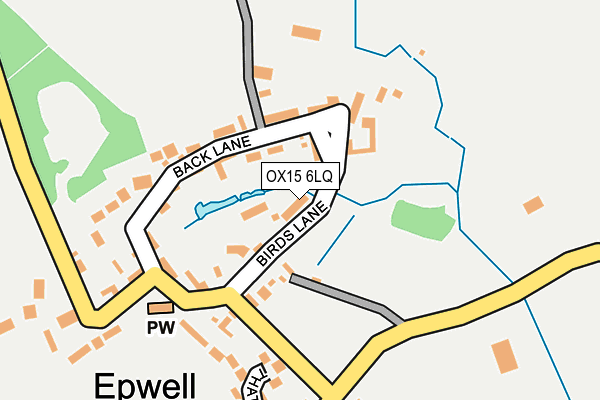 OX15 6LQ map - OS OpenMap – Local (Ordnance Survey)