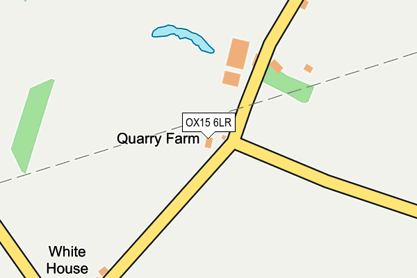 OX15 6LR map - OS OpenMap – Local (Ordnance Survey)