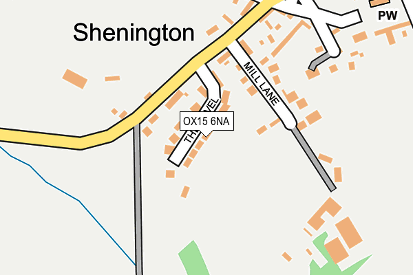 OX15 6NA map - OS OpenMap – Local (Ordnance Survey)