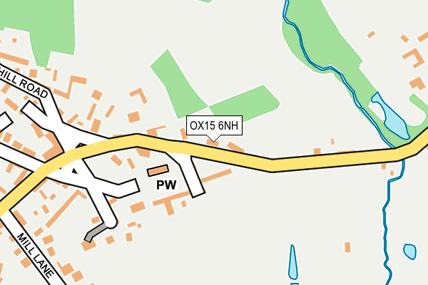OX15 6NH map - OS OpenMap – Local (Ordnance Survey)