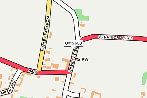 OX15 6QB map - OS OpenMap – Local (Ordnance Survey)