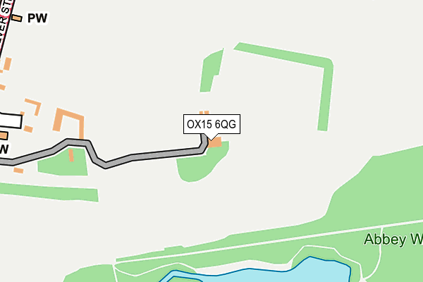 OX15 6QG map - OS OpenMap – Local (Ordnance Survey)