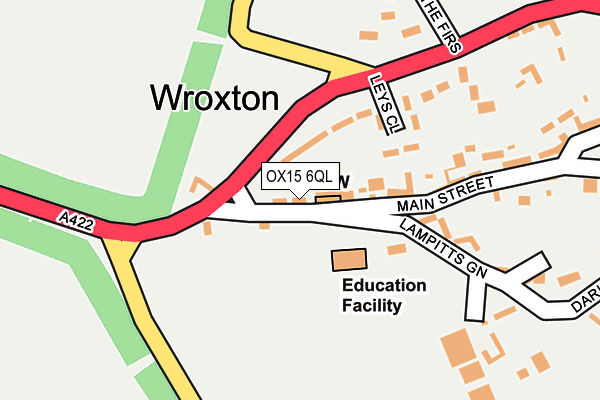 OX15 6QL map - OS OpenMap – Local (Ordnance Survey)