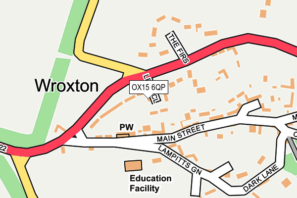 OX15 6QP map - OS OpenMap – Local (Ordnance Survey)