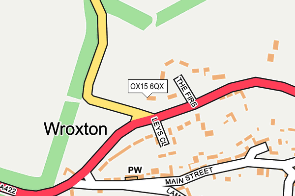 OX15 6QX map - OS OpenMap – Local (Ordnance Survey)