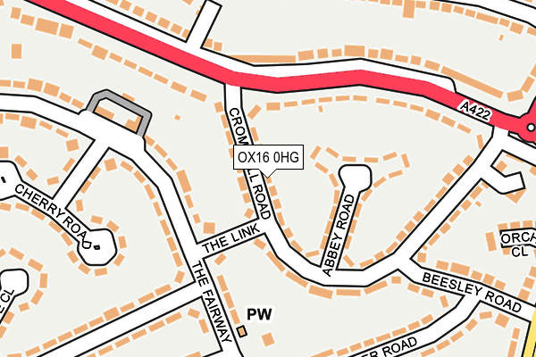 OX16 0HG map - OS OpenMap – Local (Ordnance Survey)