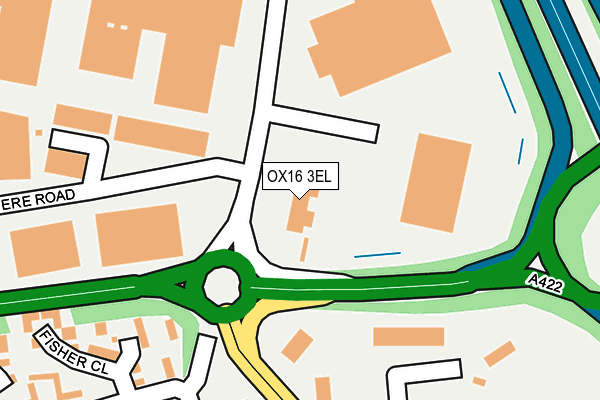 OX16 3EL map - OS OpenMap – Local (Ordnance Survey)
