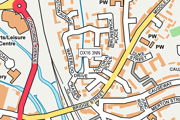 OX16 3NN map - OS OpenMap – Local (Ordnance Survey)