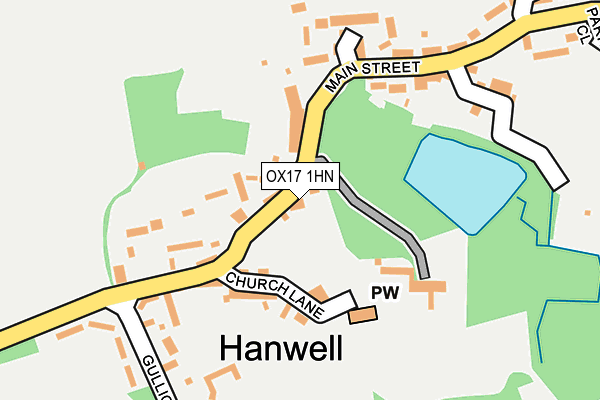 OX17 1HN map - OS OpenMap – Local (Ordnance Survey)