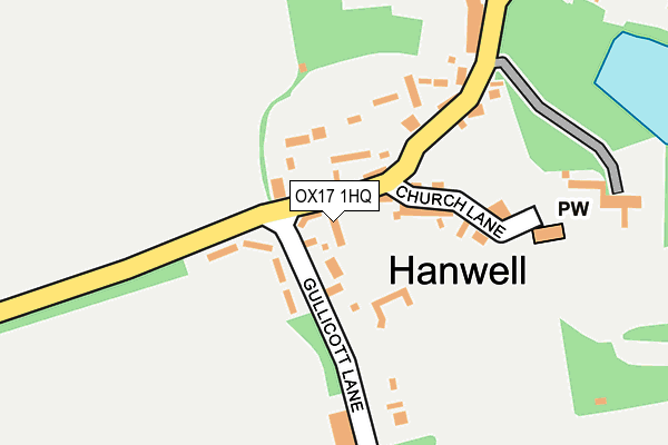 OX17 1HQ map - OS OpenMap – Local (Ordnance Survey)