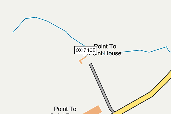 OX17 1QE map - OS OpenMap – Local (Ordnance Survey)