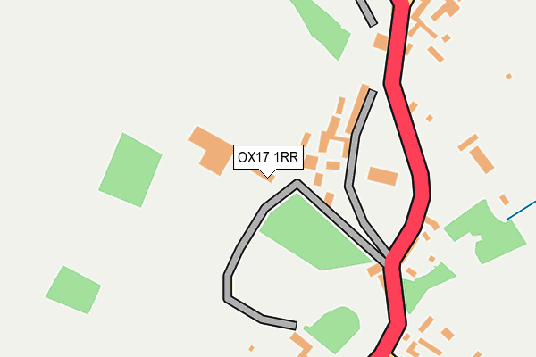 OX17 1RR map - OS OpenMap – Local (Ordnance Survey)