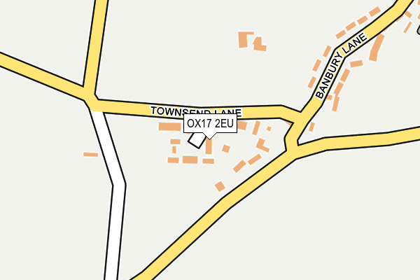 OX17 2EU map - OS OpenMap – Local (Ordnance Survey)