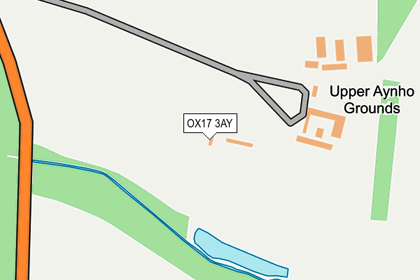 OX17 3AY map - OS OpenMap – Local (Ordnance Survey)