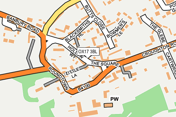 Map of RUSSET AND SAGE LTD at local scale