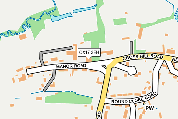 OX17 3EH map - OS OpenMap – Local (Ordnance Survey)