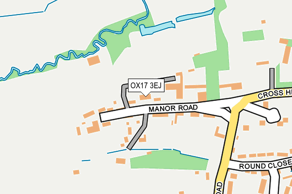 OX17 3EJ map - OS OpenMap – Local (Ordnance Survey)