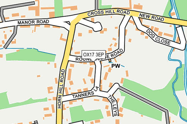 OX17 3EP map - OS OpenMap – Local (Ordnance Survey)