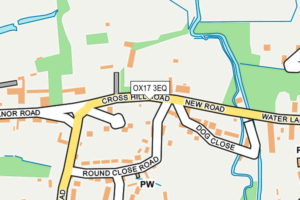 OX17 3EQ map - OS OpenMap – Local (Ordnance Survey)