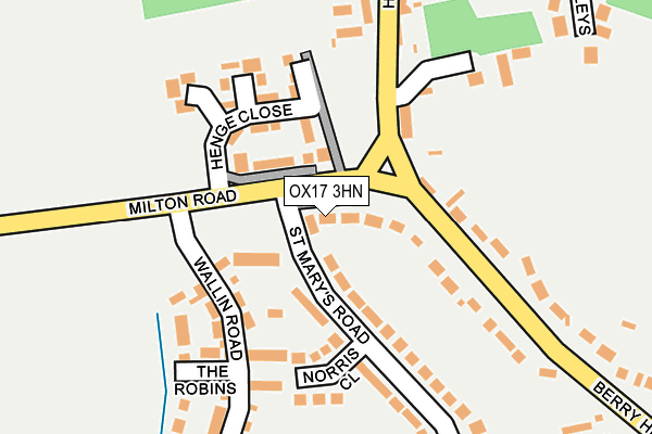 OX17 3HN map - OS OpenMap – Local (Ordnance Survey)