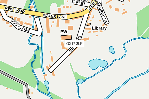 OX17 3LP map - OS OpenMap – Local (Ordnance Survey)